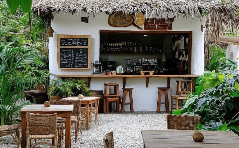 Hofland Cafe Bogor dengan Konsep Modern Asri